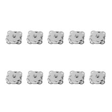 Magnetic Snap Buttons Plum Blossom Style 10 pcs