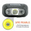 Solar LED headlamp bright 1200 lm rechargeable waterproof 3