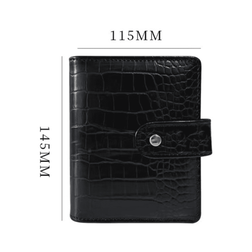 Cowhide Handmade Budget Notebook with 45-Line Loose-Leaf 1