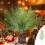 Artificial Christmas Branches Faux Norfolk Pine 3 pcs 1