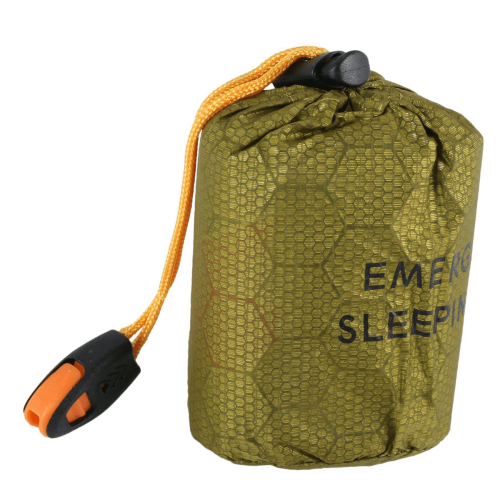 Emergency Sleeping Bag Bivy Sack with Whistle 2 Pack 2