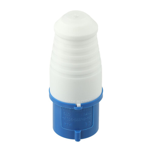240V 16A Blue Industrial Plug Socket IP44 2P+E 2