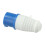 240V 16A Blue Industrial Plug Socket IP44 2P+E 4