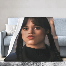 Wednesday Hotel Anime Fleece Blanket 60 x 50 Inches