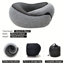LOVEVER Fly Hug Neck Pillow - Memory Foam Travel Pillow for