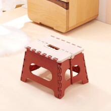 Folding Step Stool Gray 13" 300 lbs Non-Slip Handle