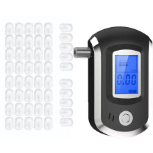 LNKOO Breathalyzer with 50 Mouthpieces Portable BAC Tester