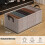 Storage Basket Bin Rectangular with Handles 1 Pack 5