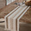 Cotton linen table runner farmhouse style 5 sizes 3