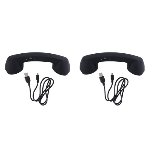 Wireless Retro Telephone Handset 2 pcs