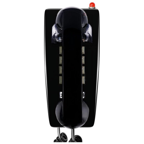 Classic Black Wall Phone Landline Single Line 2554
