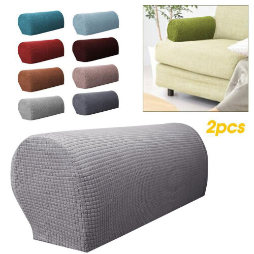 LNKOO spandex stretch armrest covers anti-slip 2-pack