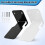 Invisible Floating Bookshelf Metal Wall Mounted 30 cm 3