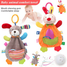 LNKOO baby hanging rattles 2 pack animal bell teether
