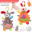LNKOO baby hanging rattles 2 pack animal bell teether 1