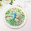 Flower Embroidery Kit for Beginners with Pre-Printed Design 3
