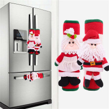 Christmas oven gloves heat resistant microwave refrigerator