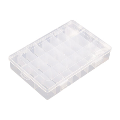 Thread Storage Box with Embroidery Compartments 24 Cells 1
