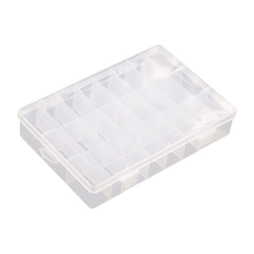 Thread Storage Box with Embroidery Compartments 24 Cells 2