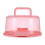 Transparent Cake Carrier with Lid 10 Inches 1
