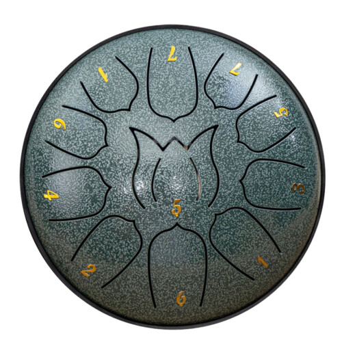Steel Tongue Drum D Major 11 Notes 6 inch