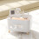 Square tissue box cover with storage tray 1 piece 1