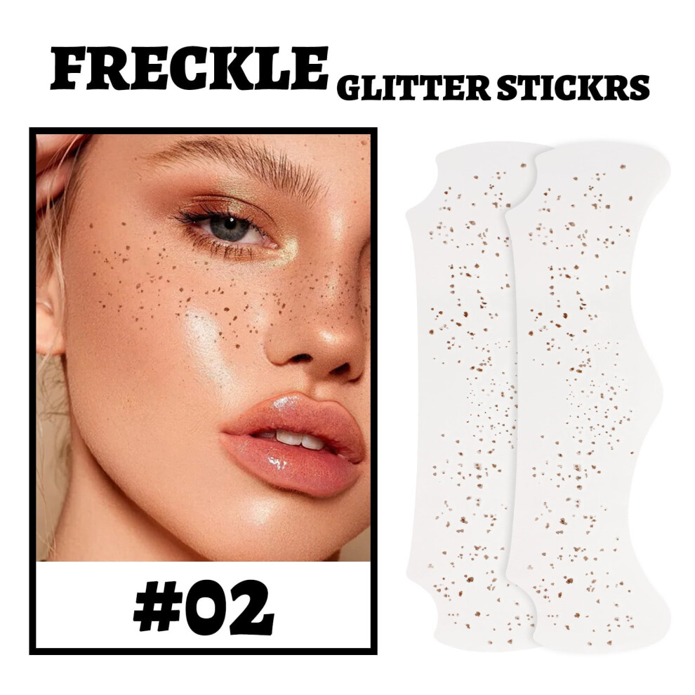 Glitter Metallic Freckle Tattoos Butterflies 12pcs