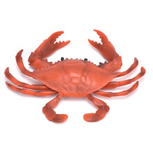 Realistic Crab Toy Red Plastic Ocean Animal Bath Play