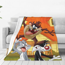 Bugs Bunny anime blanket soft flannel 60"x50"