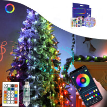 Livrdious LED USB string light 15m music sync RGB