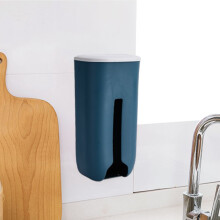 Plastic Bag Storage Box Wall-Mounted Kitchen 1 Pack
