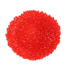 Clear acrylic diamonds for decoration 1000 pcs 0.1 inch red