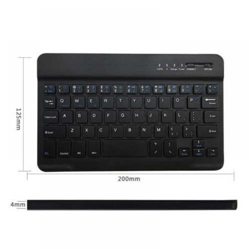 Bluetooth Keyboard Ultra-Slim Portable Rechargeable 1
