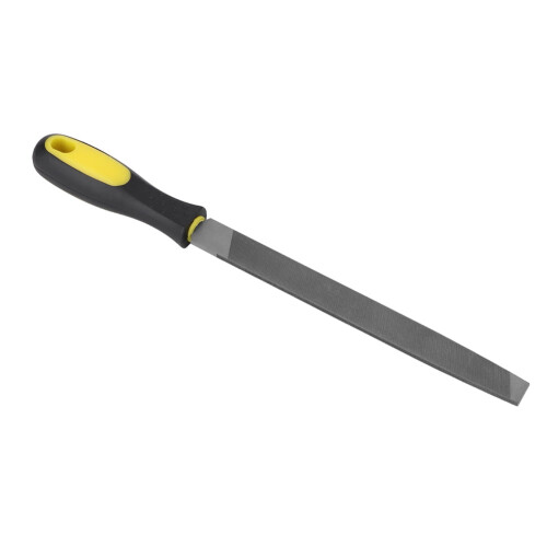 Flat metal axe sharpener file 8 inches with handle
