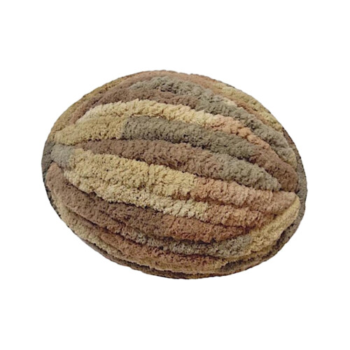 Wool Yarn Bulky Brown Khaki 100g 2