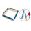 Square embroidery hoop wooden removable frame for cross 8
