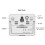 Digital Temperature and Humidity Meter Ultra-Thin Black 3