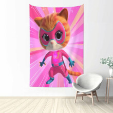 Superkitties tapestry wall hanging 90" x 60"