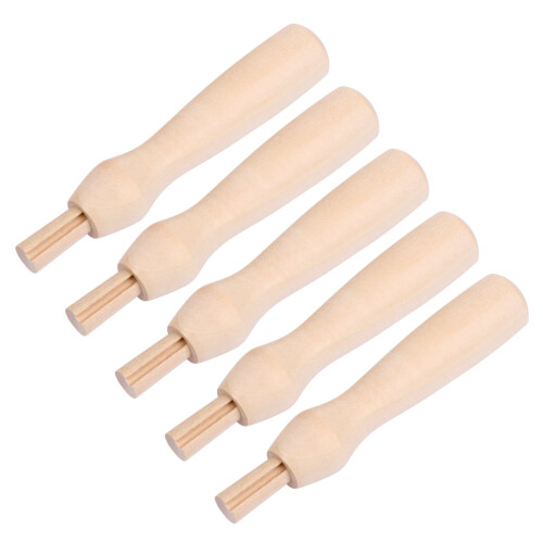 Poking Needle Wooden Handle 5PCS