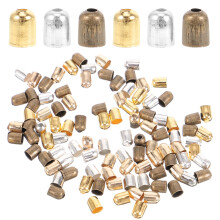 Lixi earring tassel fixing caps 5x4mm 3 packs assorted