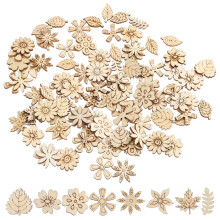 Wooden Slice Craft Embellishments 20mm 100pcs