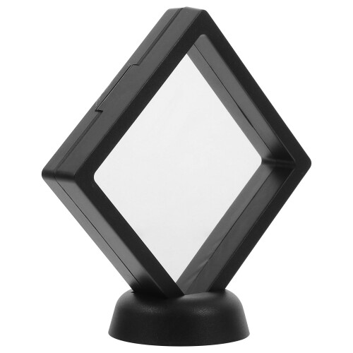 3D floating frame jewelry display box clear 1 piece