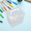 Marker Pen Case Transparent Craft Tray 80 Slots 6