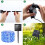 LNKOO solar string lights blue 66 ft 200 LED 4