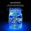 LNKOO solar string lights blue 66 ft 200 LED 6