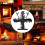 Reindeer Design Fireplace Fan Heat-Powered Silent 4-Blade 5
