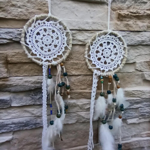 Bamboo hoop macrame craft ring, 10 cm diameter 1