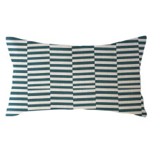 Linen Pillow Cases Queen Size Set of 2 Geometric