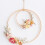 Bamboo hoop macrame craft ring, 10 cm diameter 7