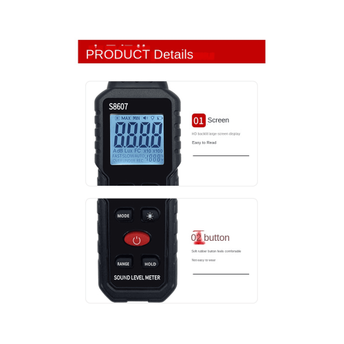 Digital Sound Level Meter 30-130 dB(A) Noise Meter 1